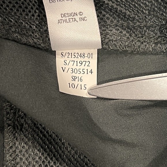 Athleta Palisades Ankle Pants Women Army Green Nylon Tapered Leg Size 6 (30X26) - Picture 8 of 13